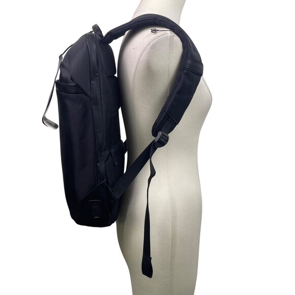 Kingsons Men’s Black Nylon With USB Charging Port Stylish Design Laptop Backpack - Picture 12 of 13